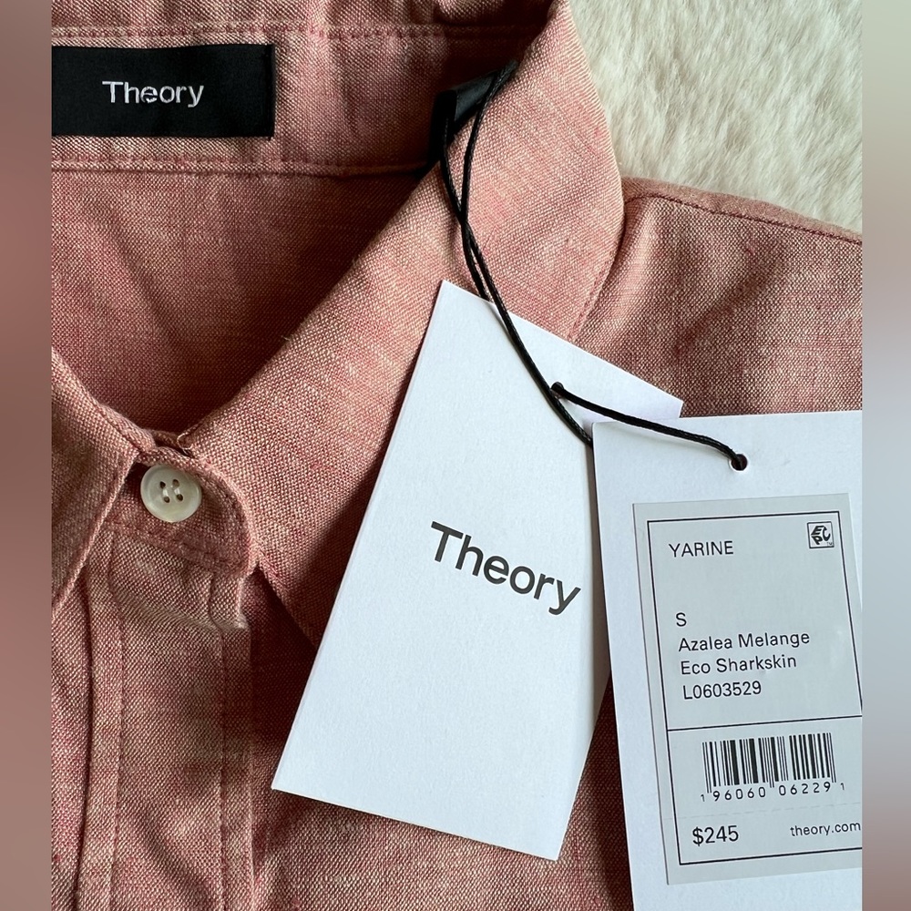 THEORY Linen Top - Picture 6 of 6